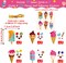 30 Packs Summer Ice Cream Craft Kit for Kids – DIY Sweet Treat Sticker Art Set with 130+ Pieces, Classroom Activity, Daycare Craft, Summer Party Favors & Creative Fun Games